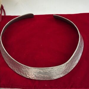 Minimalist Pewter choker